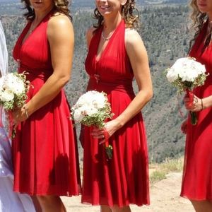 db Studio Red Semi Formal Dress